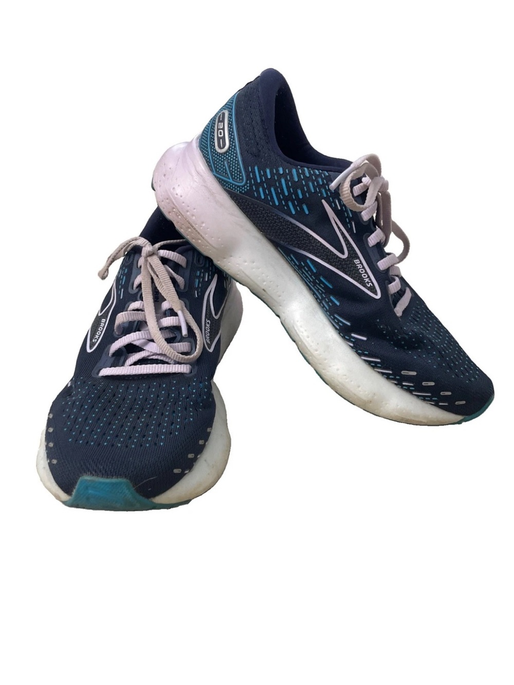 Brooks Glycerin 20 Women’s 8D WIDE Blue Running Sneakers 1203691D499 NO INSOLES